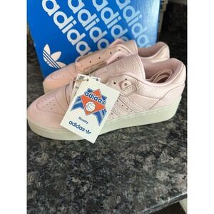 Size 9 Men 10 Ladies - adidas Rivalry Lux Low Sandy‎ Pink Shoes, Sneakers. NWB
